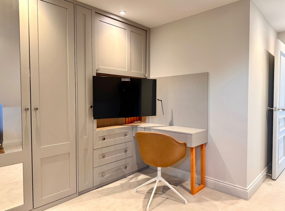 Bespoke Loft cabinets and office table