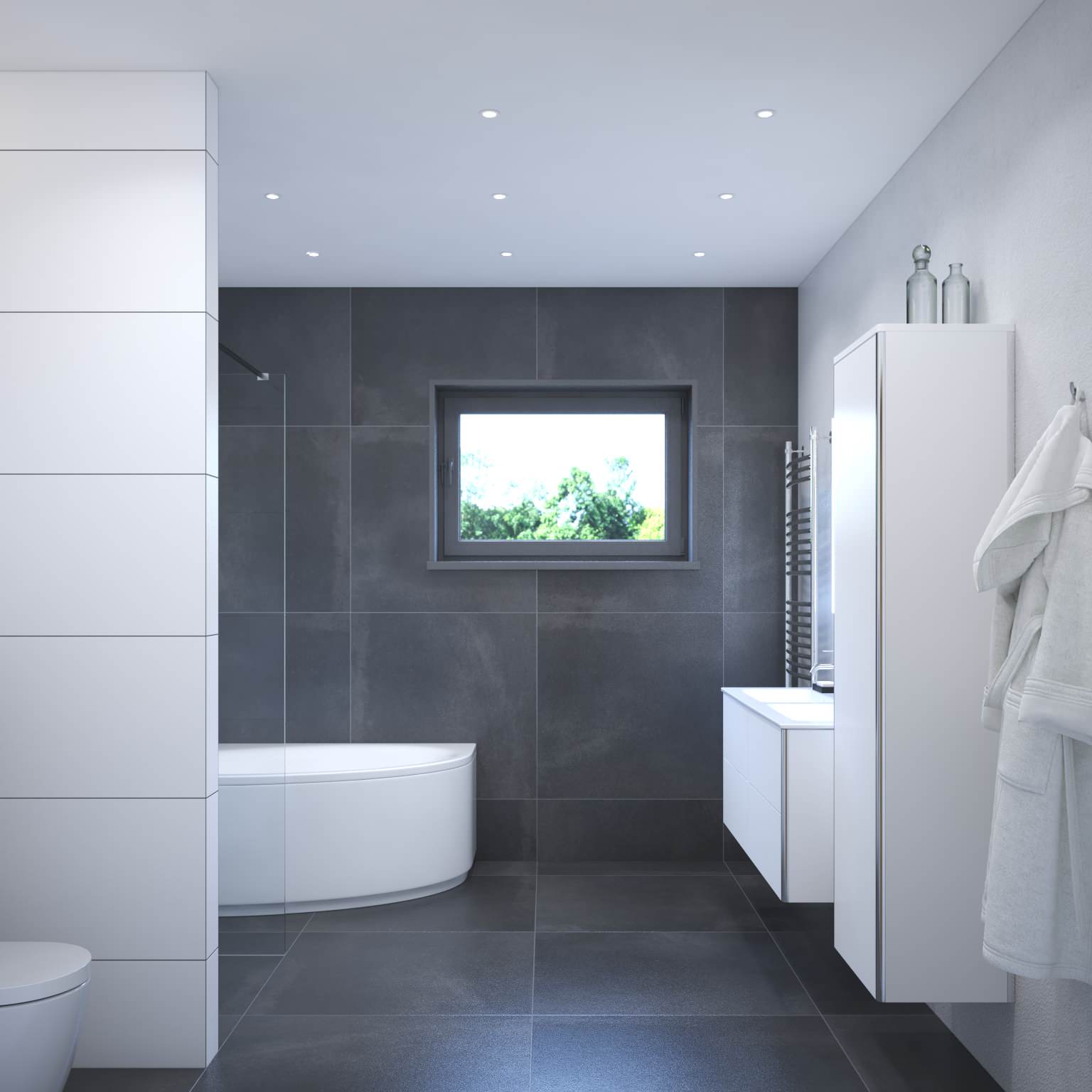 Ванная в частном доме