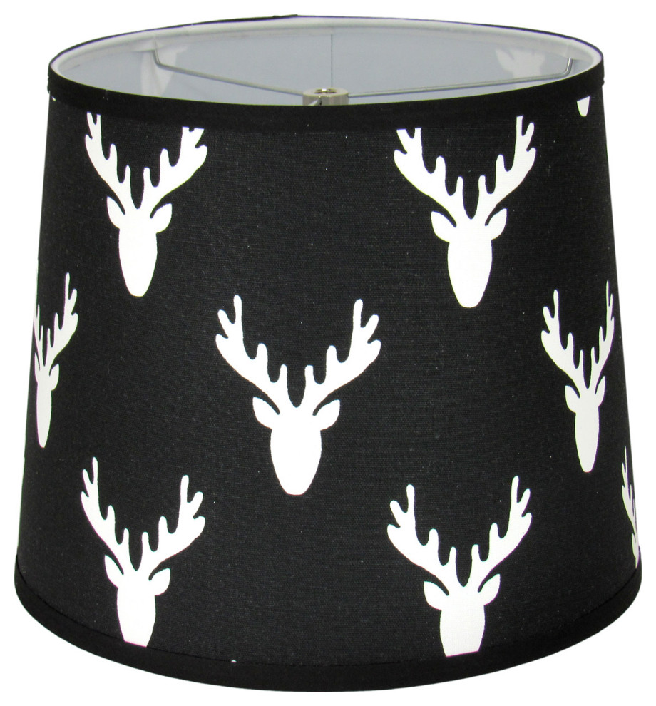Moose Themed Lamp Shade, 10 Rustic Lamp Shades by Albert Estate