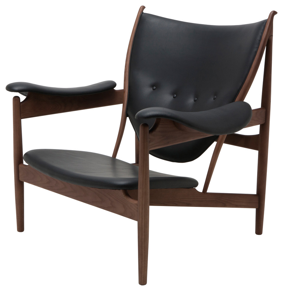 Grande Black Lounger Chair