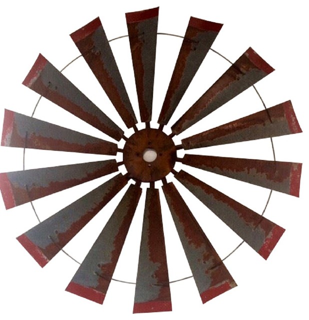 Large 47 Inch Windmill Wall DecorFarmhouse WindmillMetalWall Decor