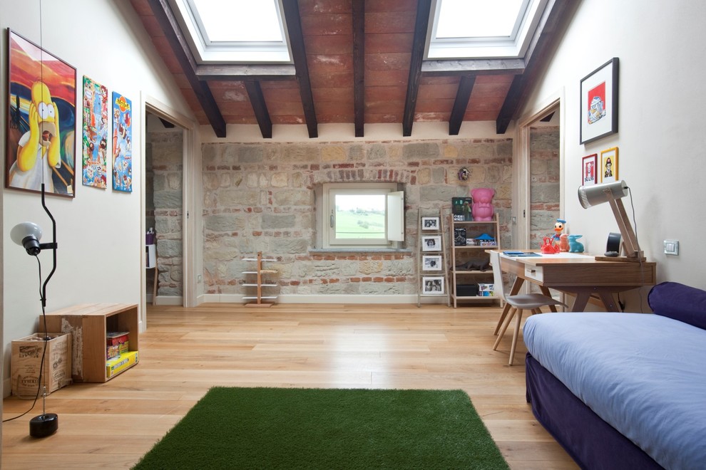 Design ideas for a contemporary kids' room in Other.