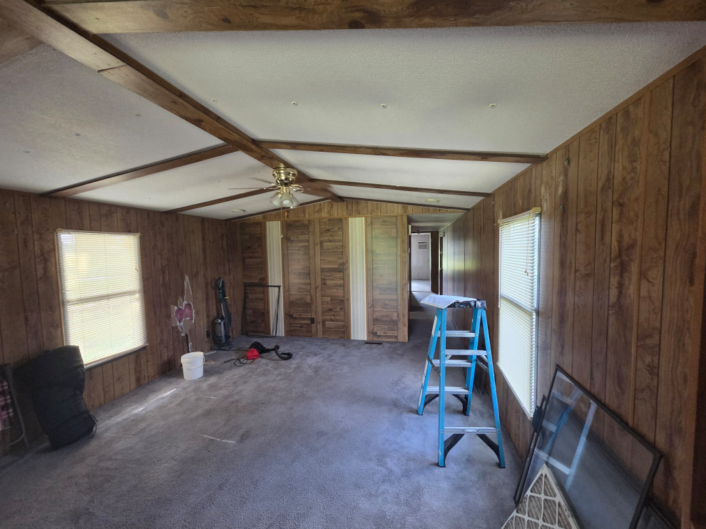 Before: Main Living Area Prior to Interior Renovation