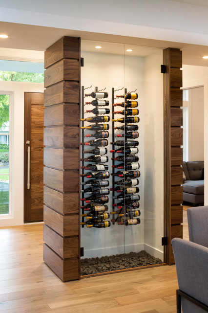 Minnetonka Beach Transitional transitional-wine-cellar