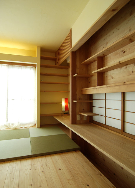 猫と暮らす家 moderne-bureau-a-domicile