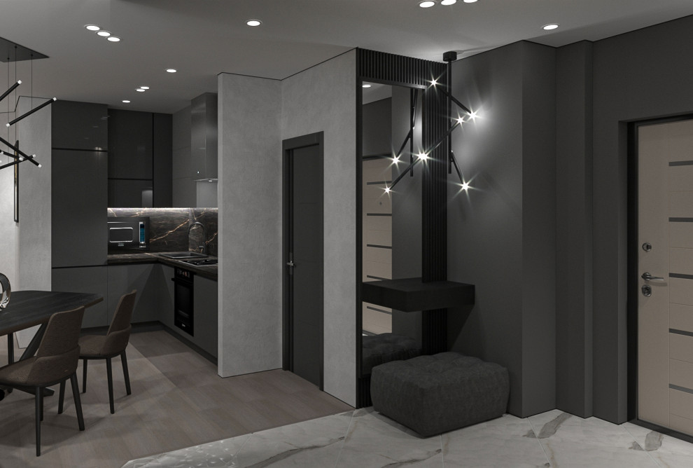 Проект квартиры в современном стиле