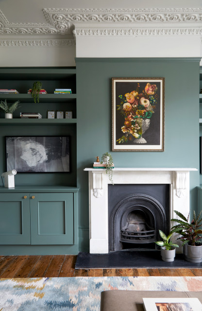 Born & Bred Studio - Period Reception Room, Finsbury Park moderne-dagligstue