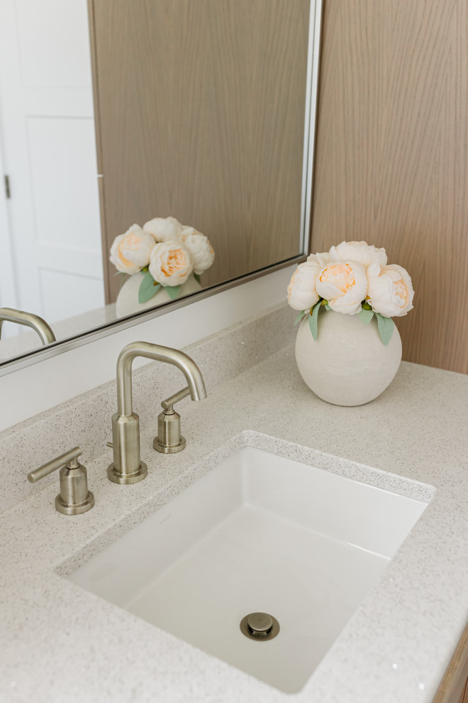 Transitional home design photo in Omaha