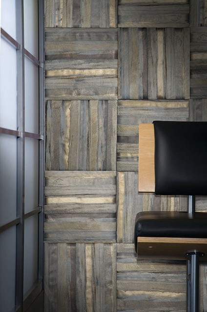 Garrett Leather Wall Panels & Wall Tiles - Modern - Entry - New York