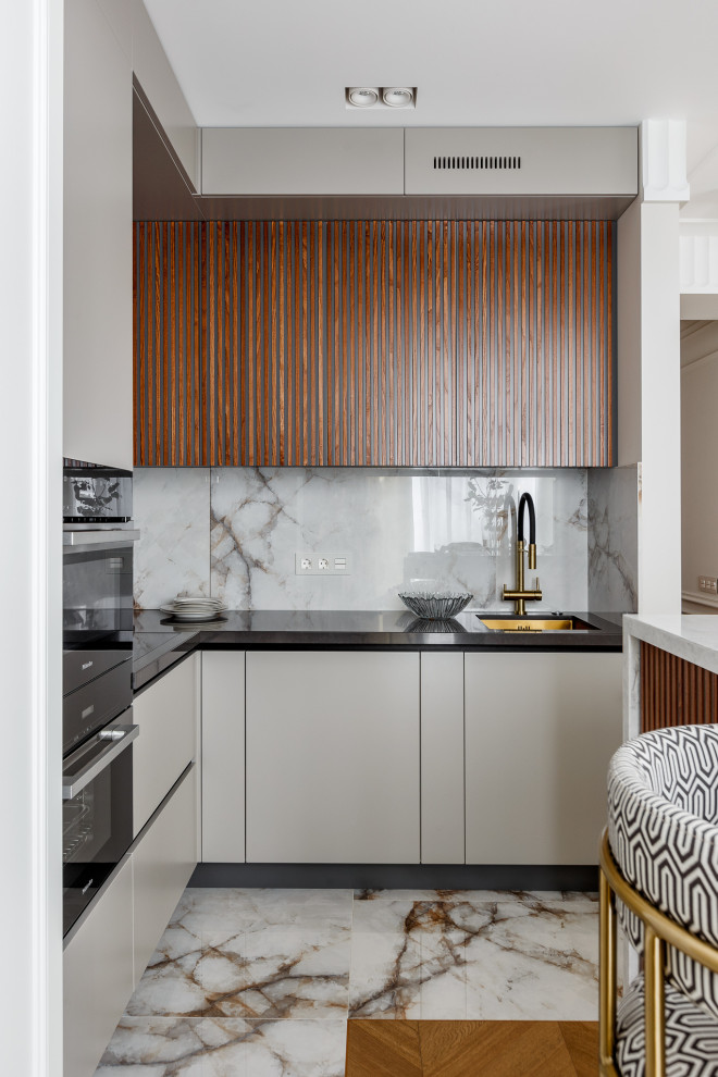 Реализованный дизайн проект квартиры в ЖК "Горный"