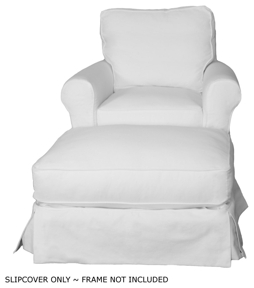 Sunset Trading Slipcover For Chair and Ottoman Set SU114993SC30