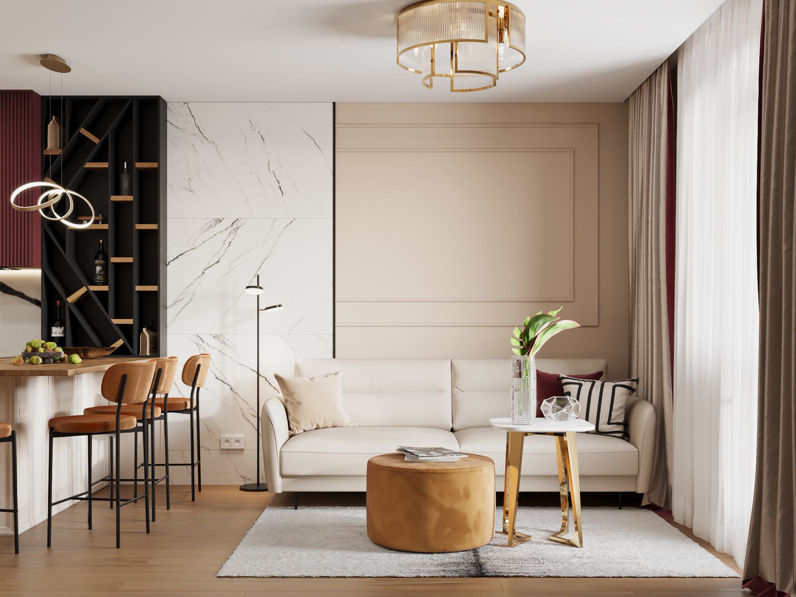 Яркая квартира для семьи с подростком