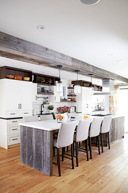 Transitional Kitchen nyklassisk-koek