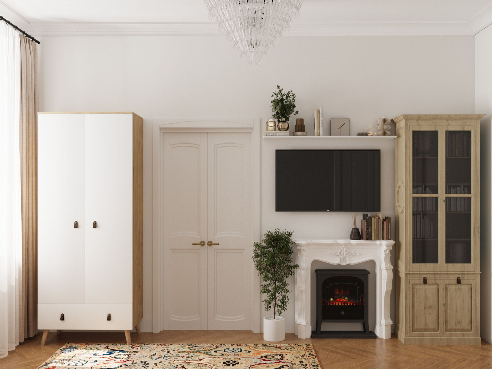 Дизайн-проект трехкомнатной квартиры 53 квм.