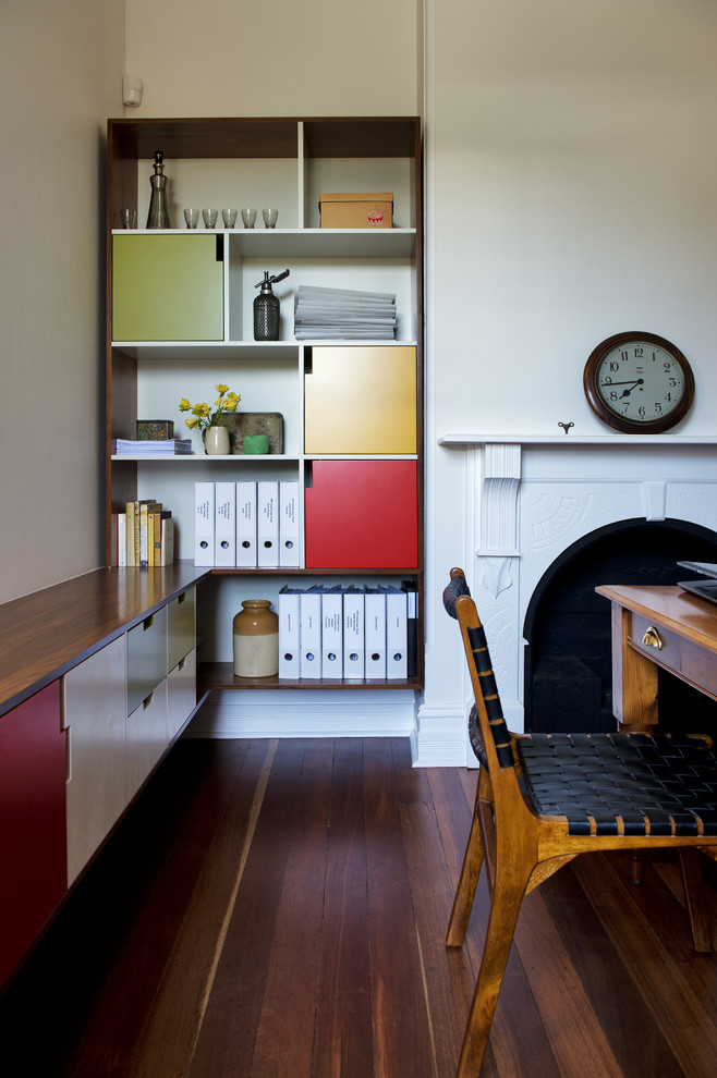Midcentury home office in Perth.