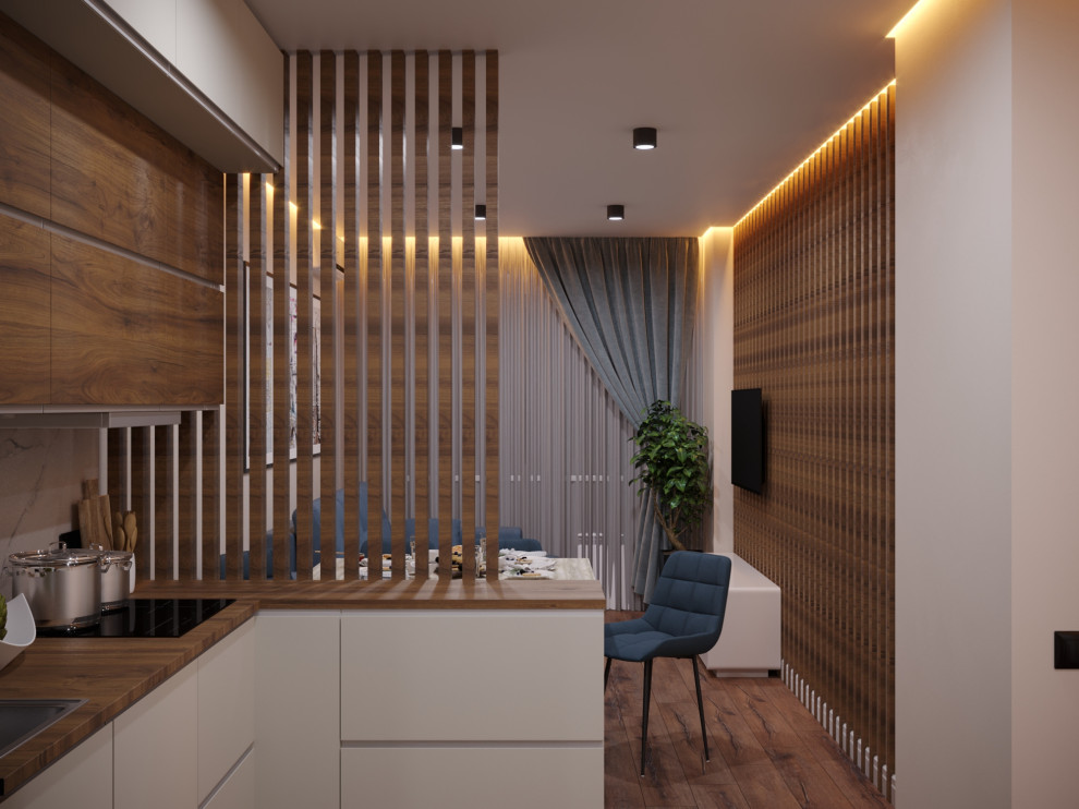 Дизайн-проект трехкомнатной квартиры.