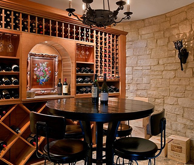 Lake Geneva Wine Cellar And Tasting Room Mediterranean