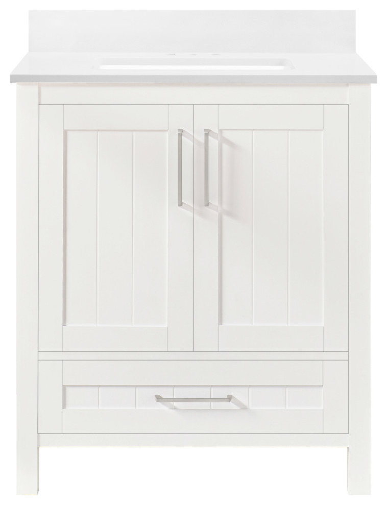 Ove Decors Kansas 30" Single Sink Bathroom Vanity Set with Countertop