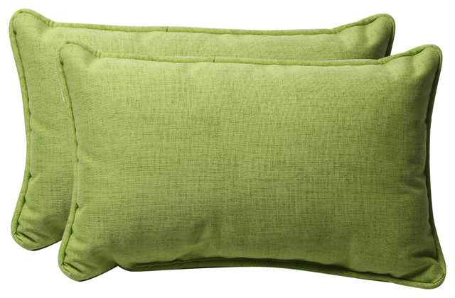 bright green pillows