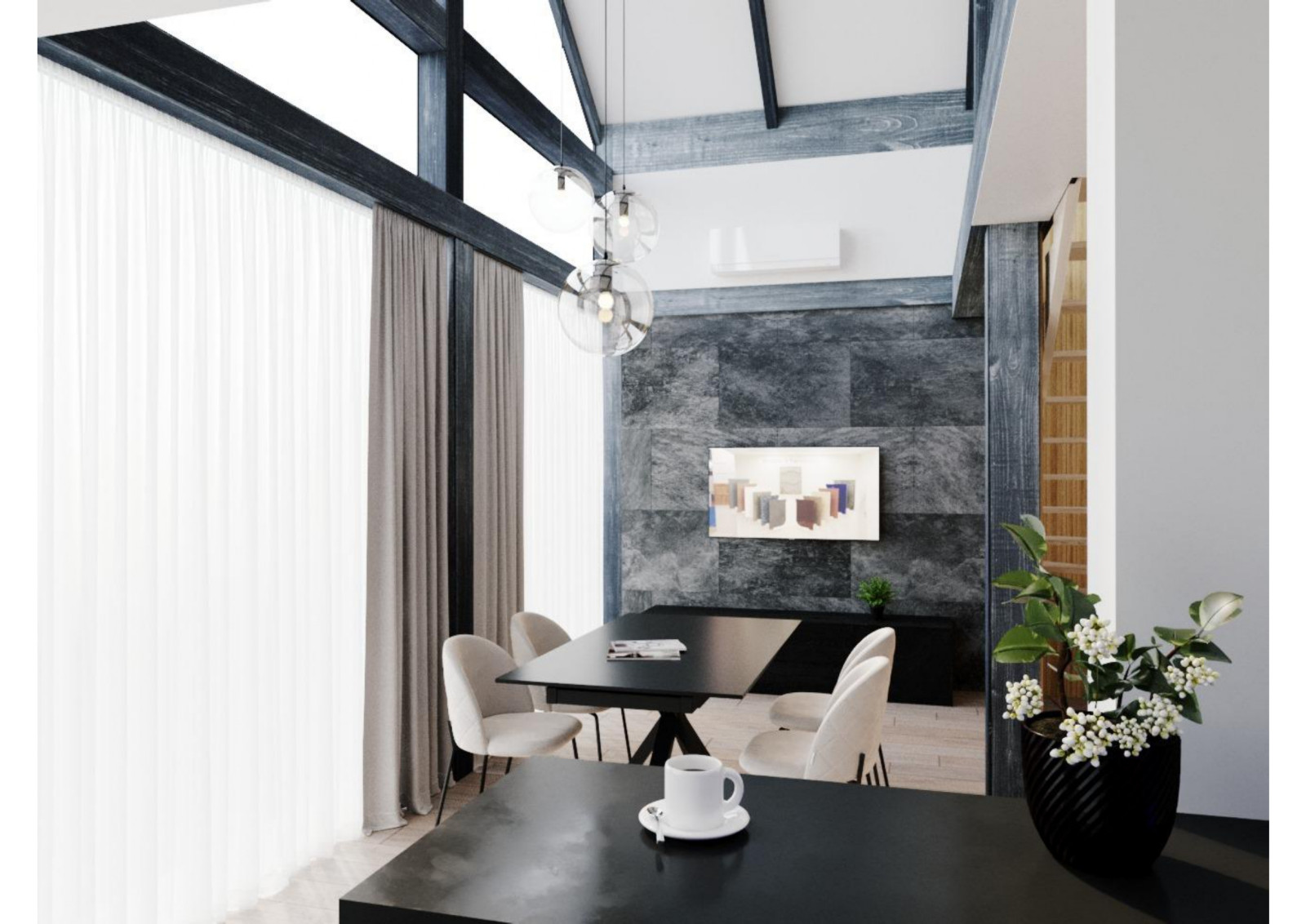 Дизайн проект выставочного дома на Белой даче.