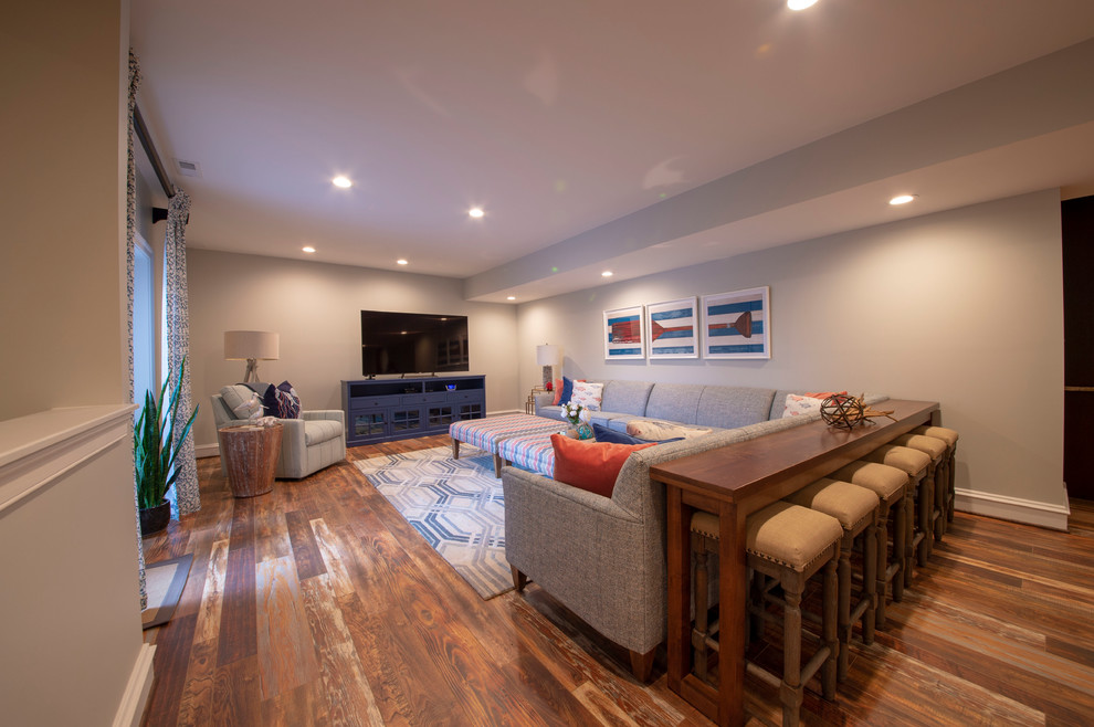 Beautifully Finished Basement Leonardtown, MD Traditional