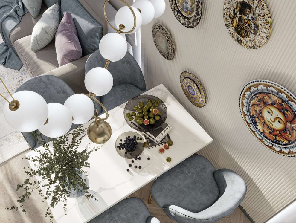 Проект 2х-комнатной квартиры в Мегаполис-парке