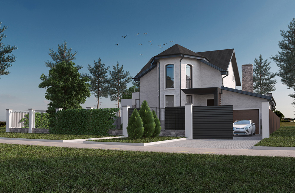 Эскизное решение дома в Нижегородской области