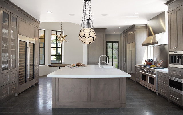 Transitional Kitchen nyklassisk-koek