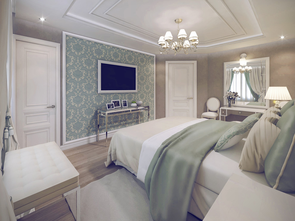 Дизайн интерьера классической спальни