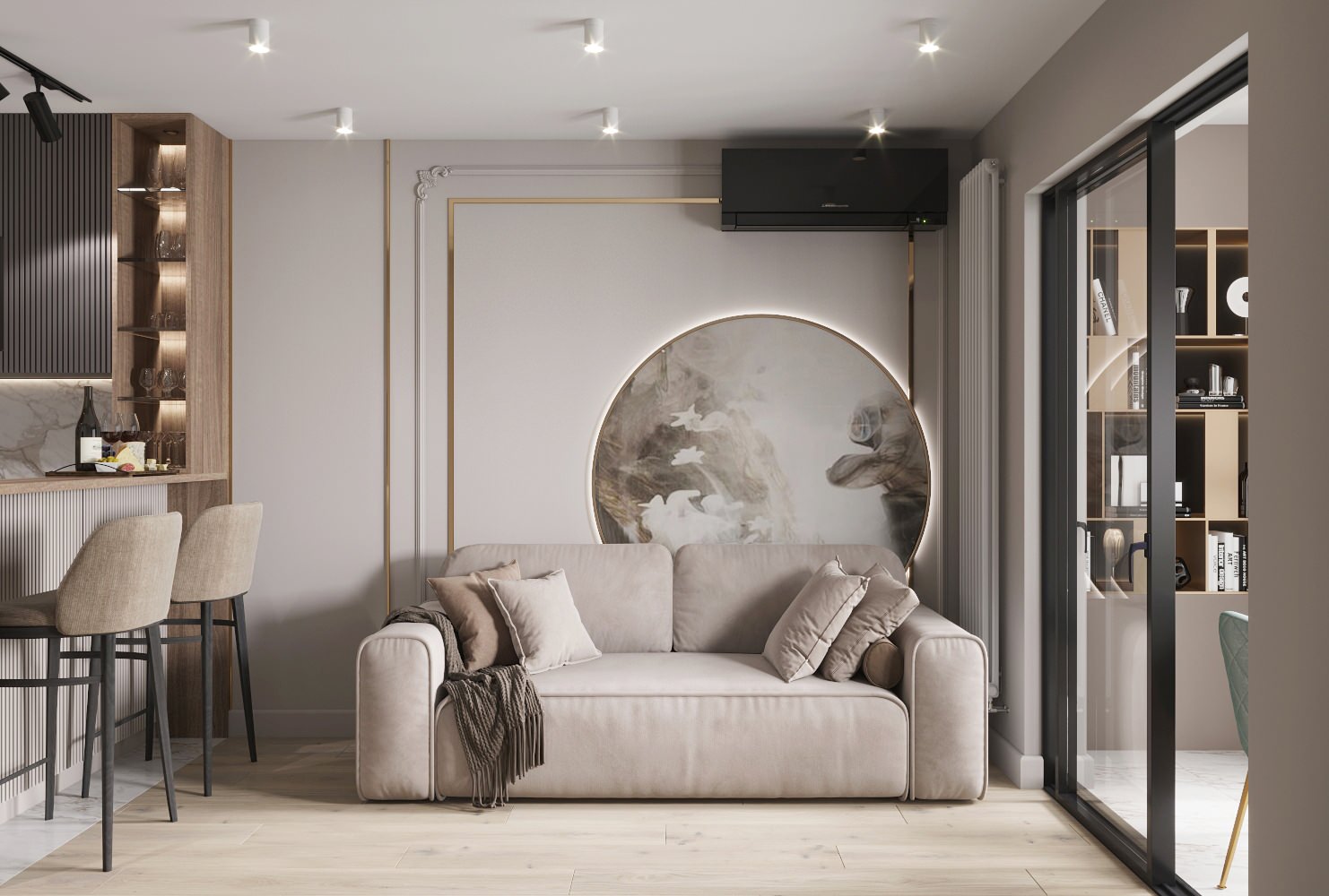 Проект квартиры 76 кв.м. 2022г.