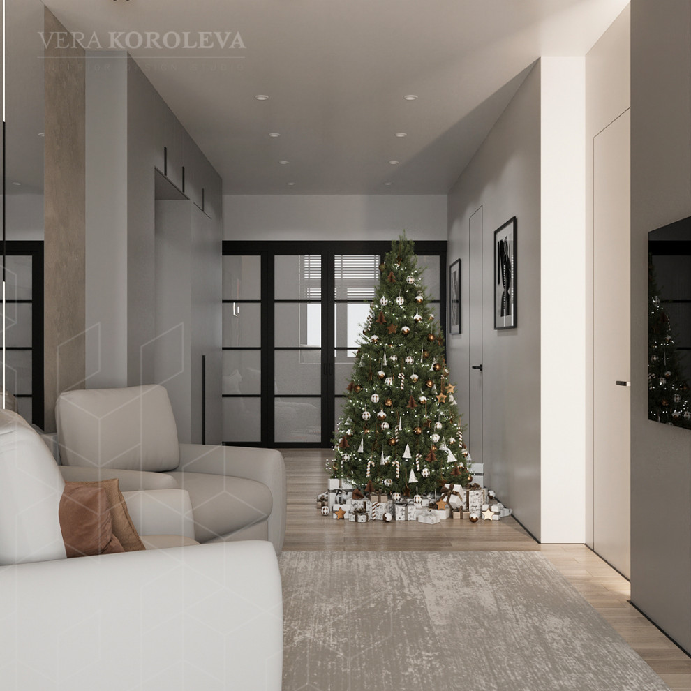 Дизайн-проект квартиры площадью 130 кв. м в Москве