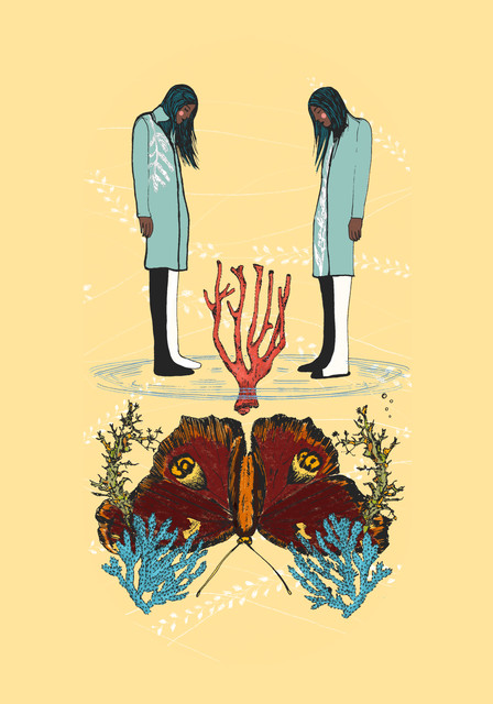 "Beneath the Surface" Art Print, 30x40 cm