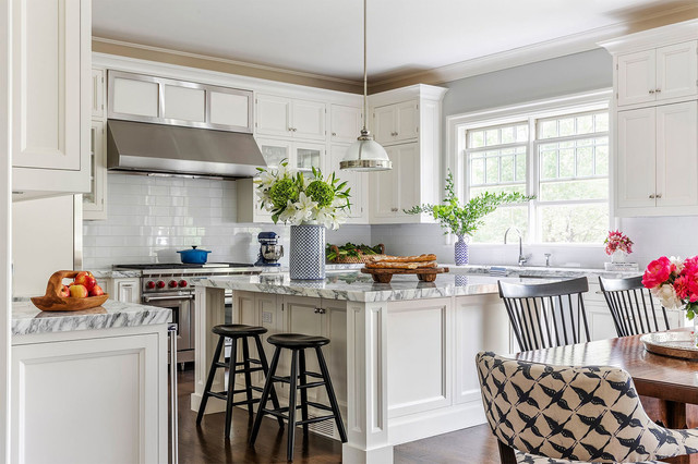 Bridgehampton Summer House beach-style-kitchen