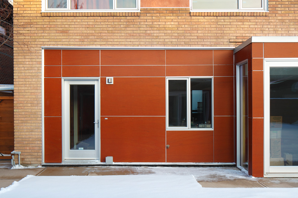 Inspiration for a modern exterior in Calgary.