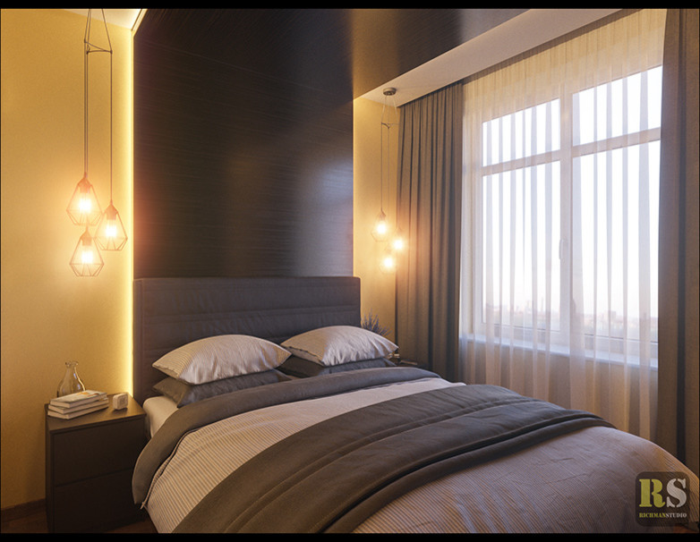 Дизайн интерьера "двушки" 46м2 в Скандинавском стиле для молодой пары