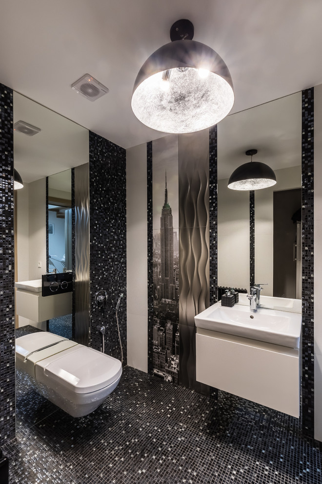 Интерьер частного дома с яркими акцентами