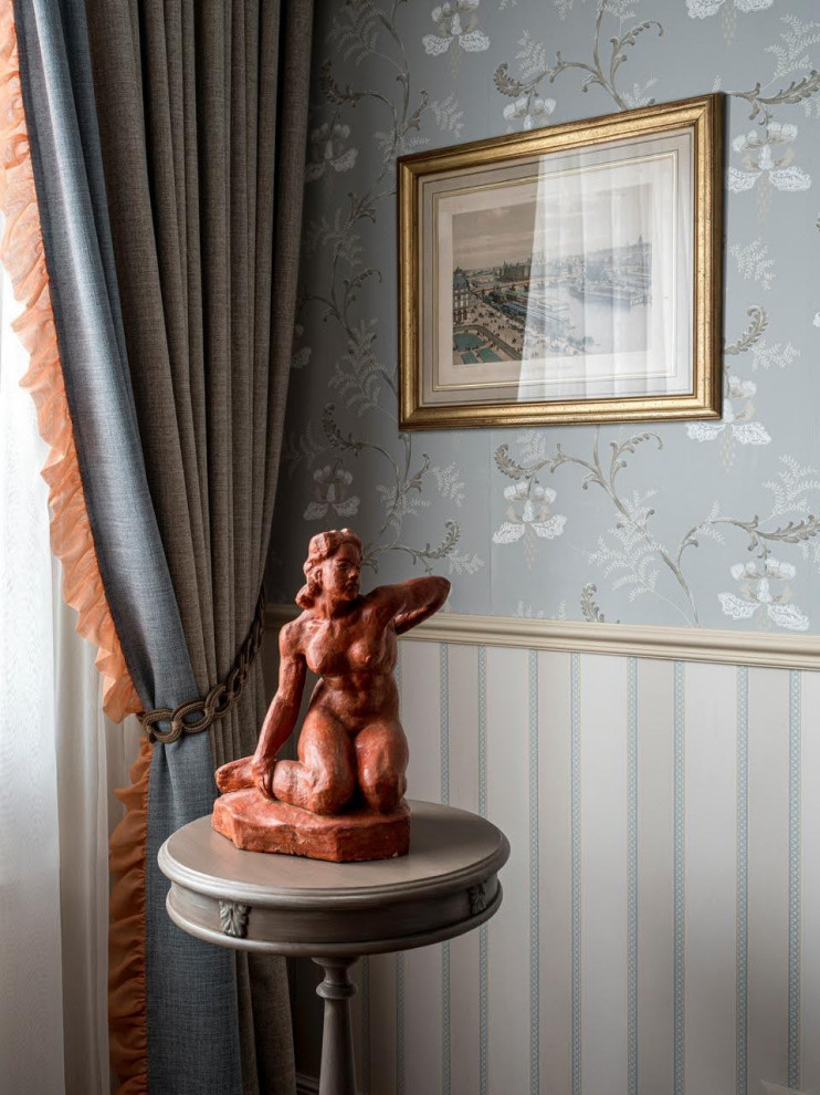 Портьеры с рюшами в спальню семейной пары