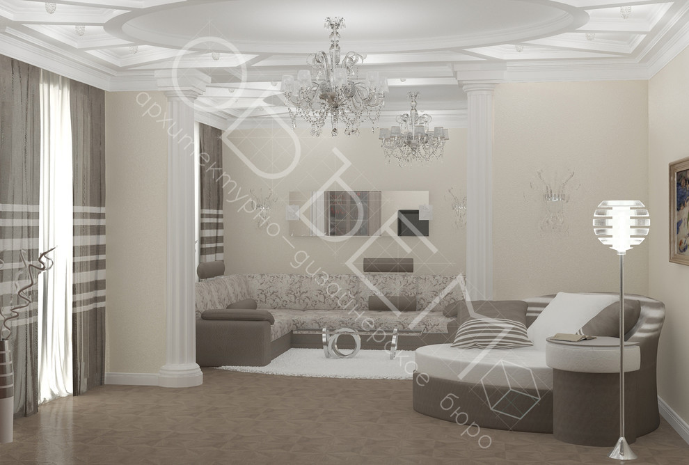 Квартира на Ярцевской улице (гостиная)