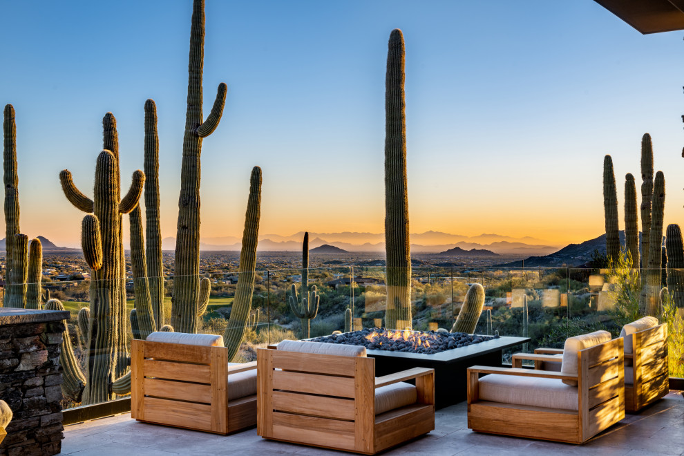 Lot 14 Lost Star at Desert Mountain - Contemporary - Patio - Phoenix ...