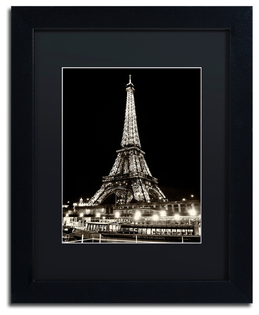Philippe Hugonnard Eiffel Tower Paris Matted Framed Art Traditional Prints And Posters By Trademark Global