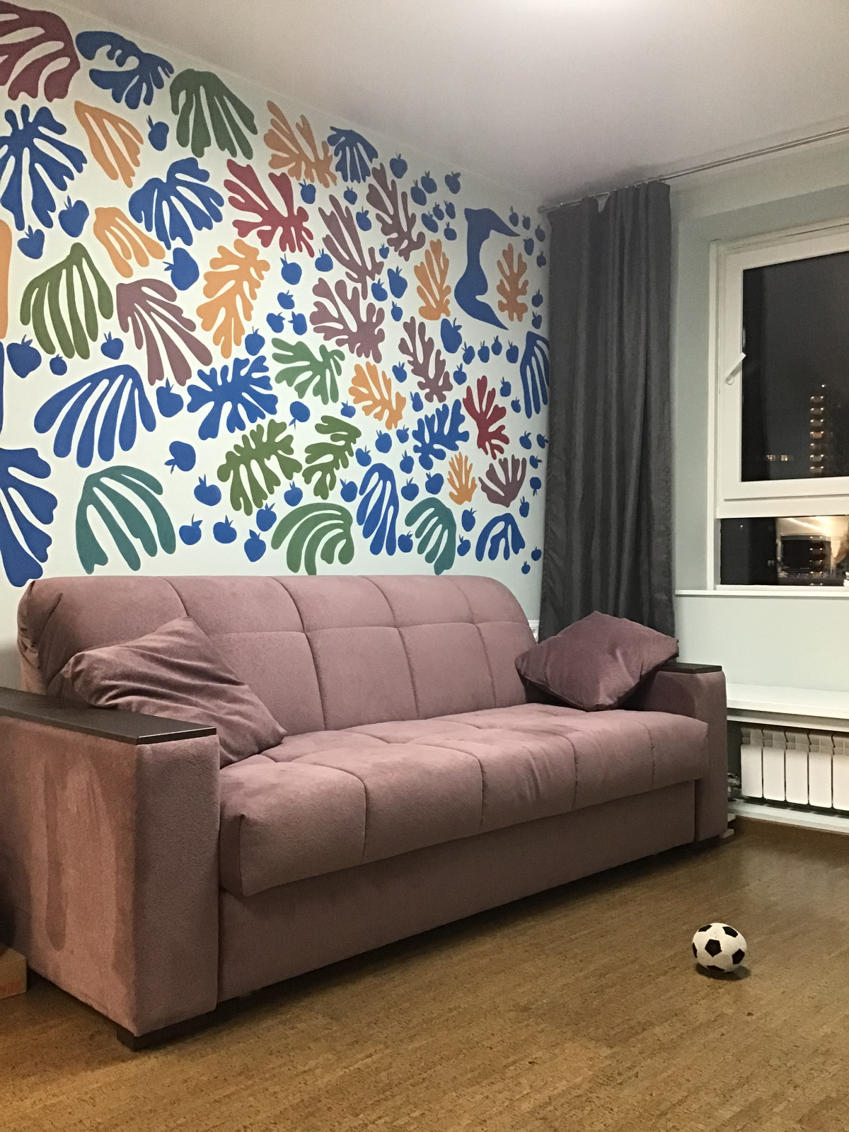 Роспись гостиной «Матисс»