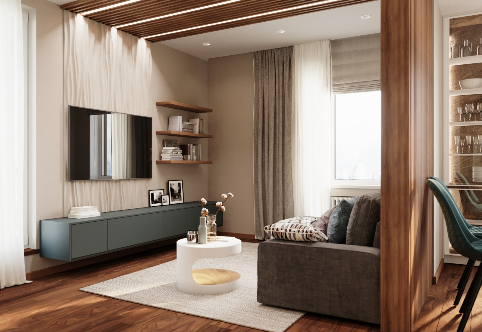 Квартира 75 м² в ЖК «Триумф Парк»