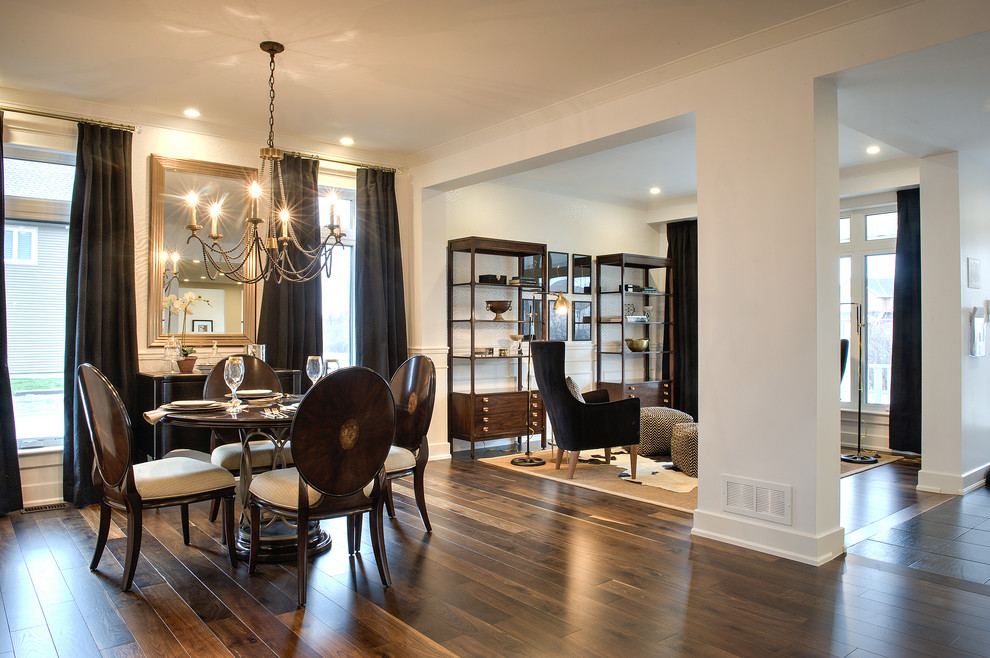 Inspiration for a transitional home design remodel in Toronto
