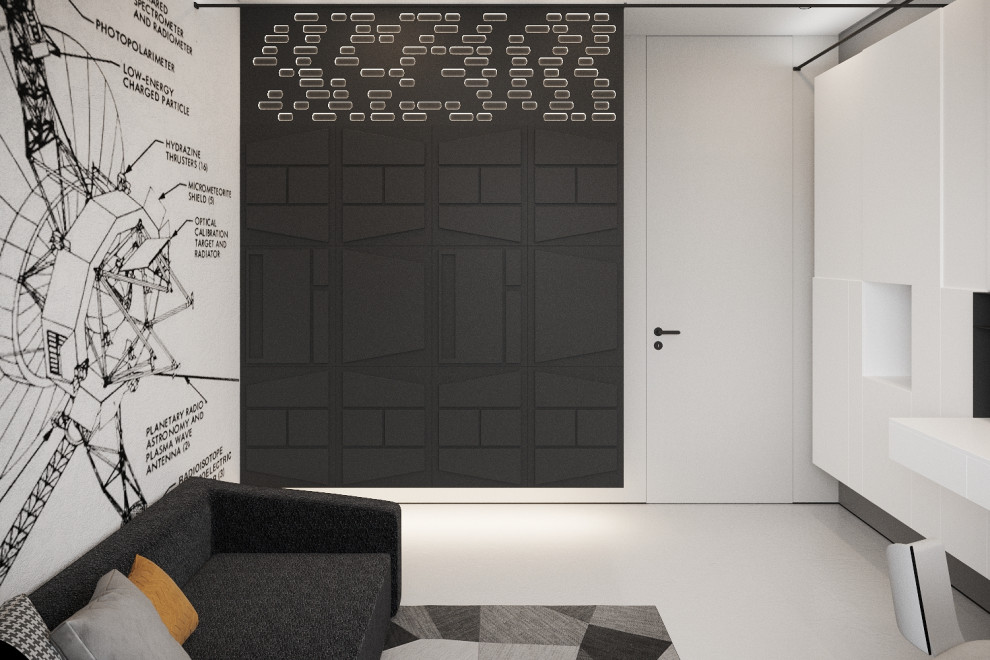 Квартира для семьи, которая любит природу и хоккей