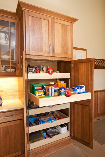 Warm Hickory Kitchen rustico-cocina