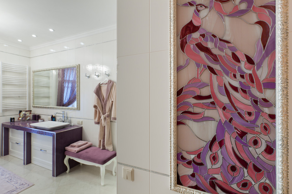 Ар-деко и лавандовое настроение на 130 кв.м.