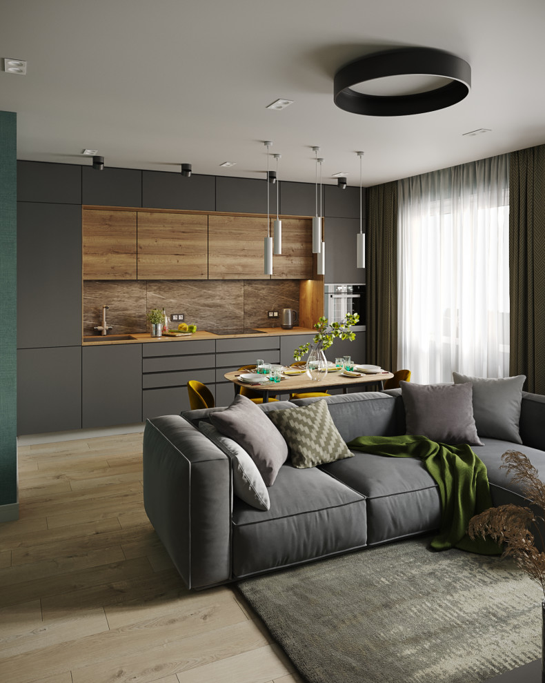 Open plan living room in Nottingham