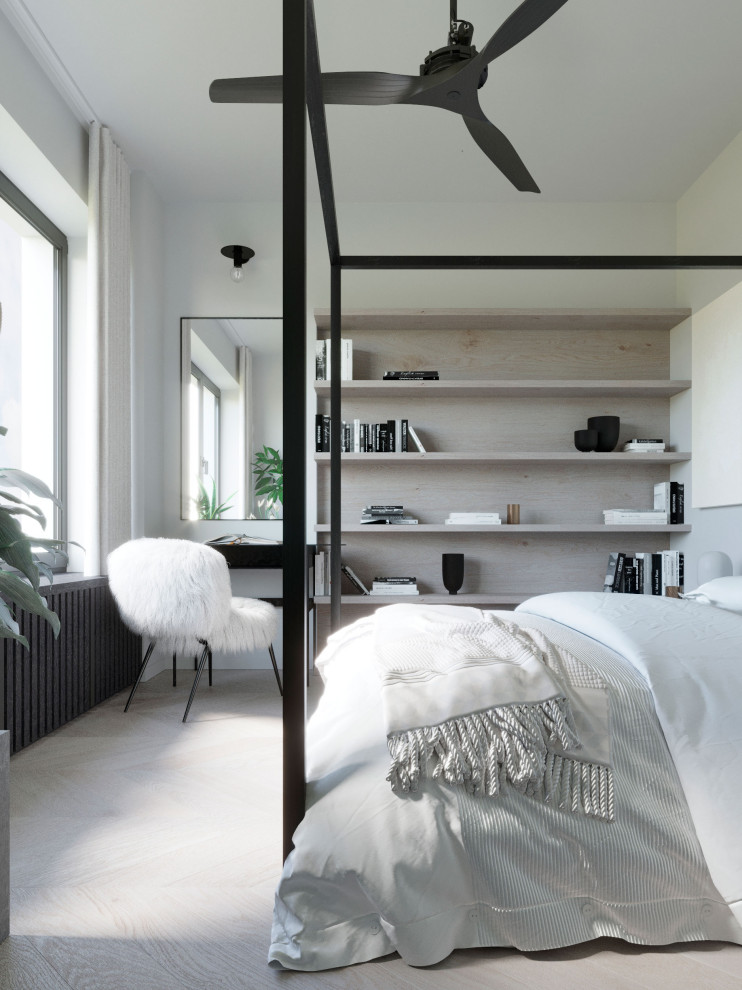 ЧЕРНО-БЕЛАЯ КВАРТИРА ДЛЯ ДЕВУШКИ