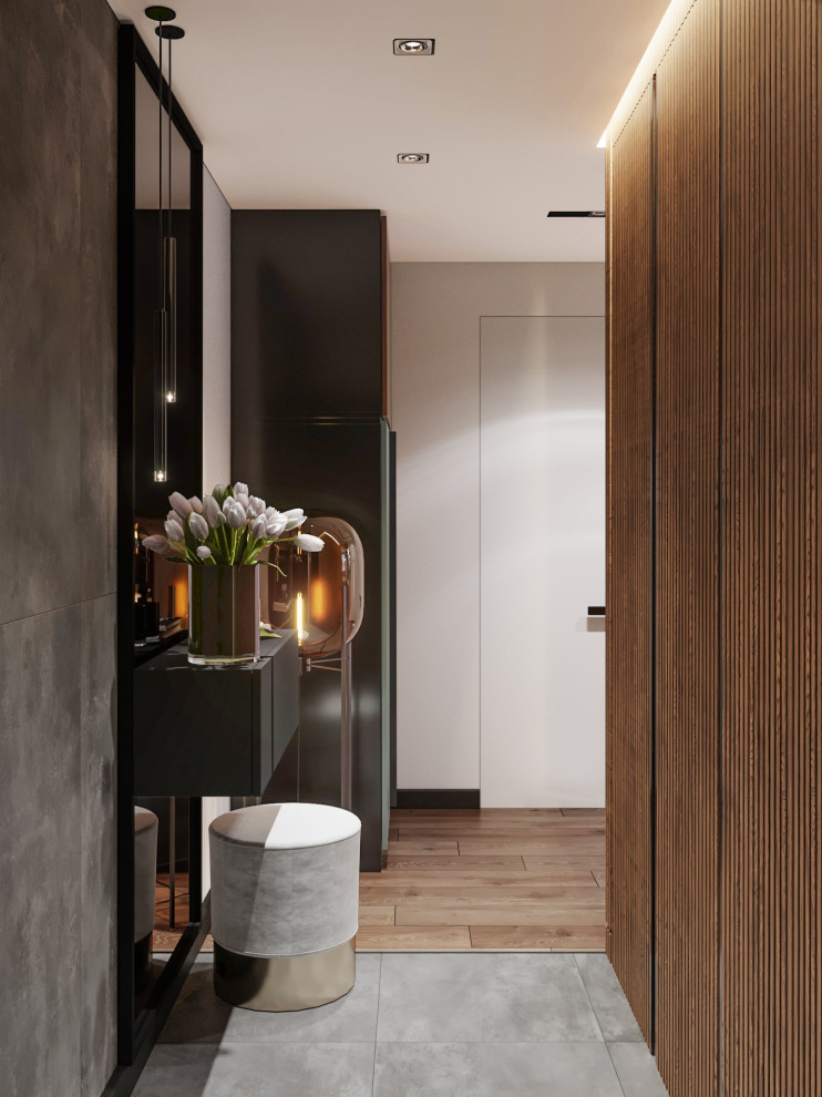 Дизайн проект квартиры 56 м2, Skyline, Казань, 2021г.