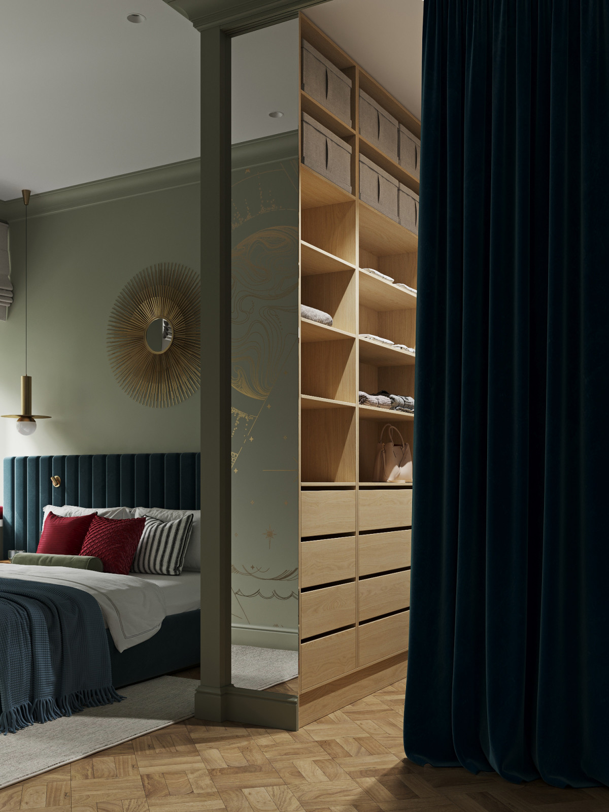 Дизайн-проект квартиры в старом фонде в Санкт-Петербурге